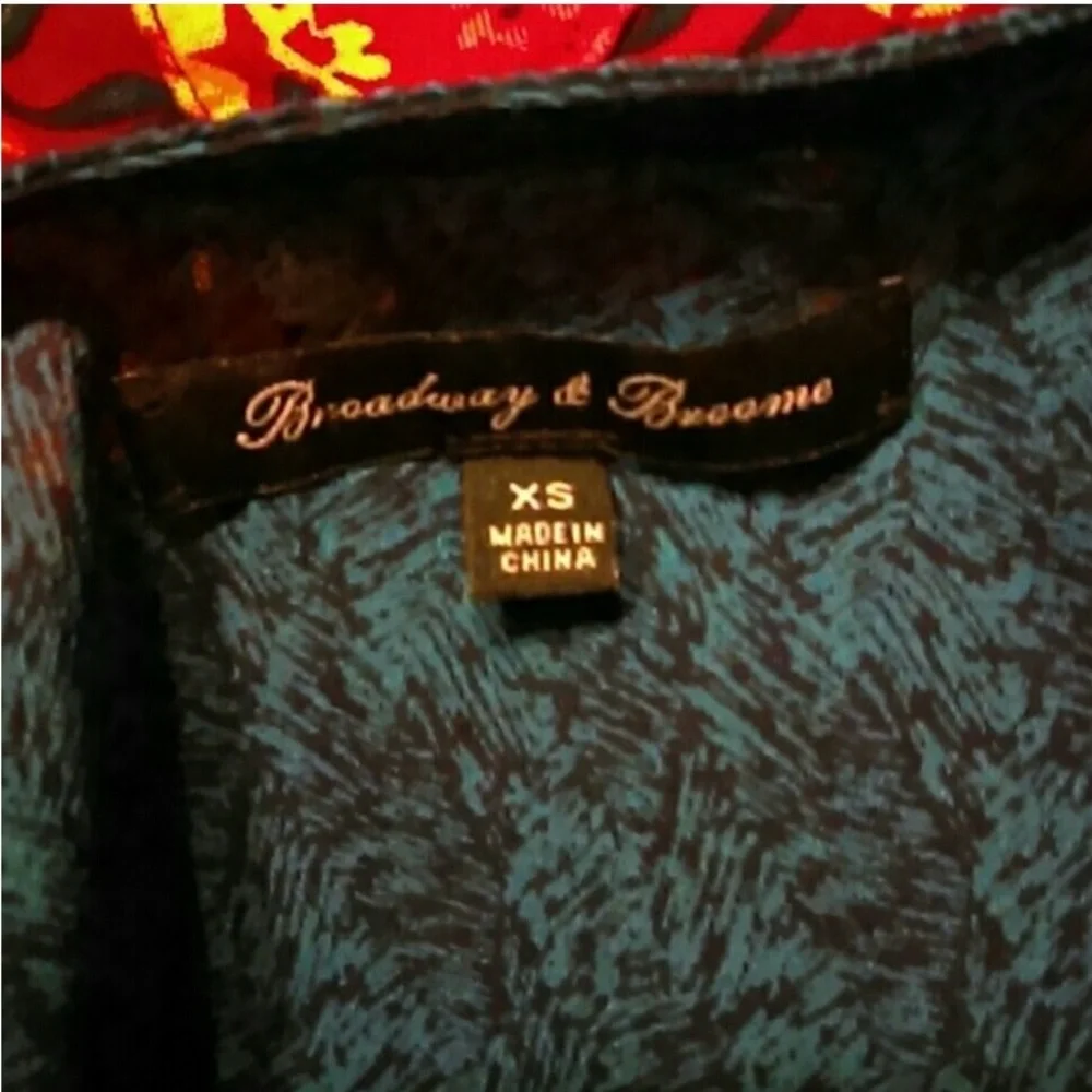 Madewell Blue 100% Silk Romper XS - Picture 3 of 4